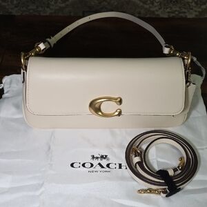 Coach Jet Shoulder Bag, Chalk